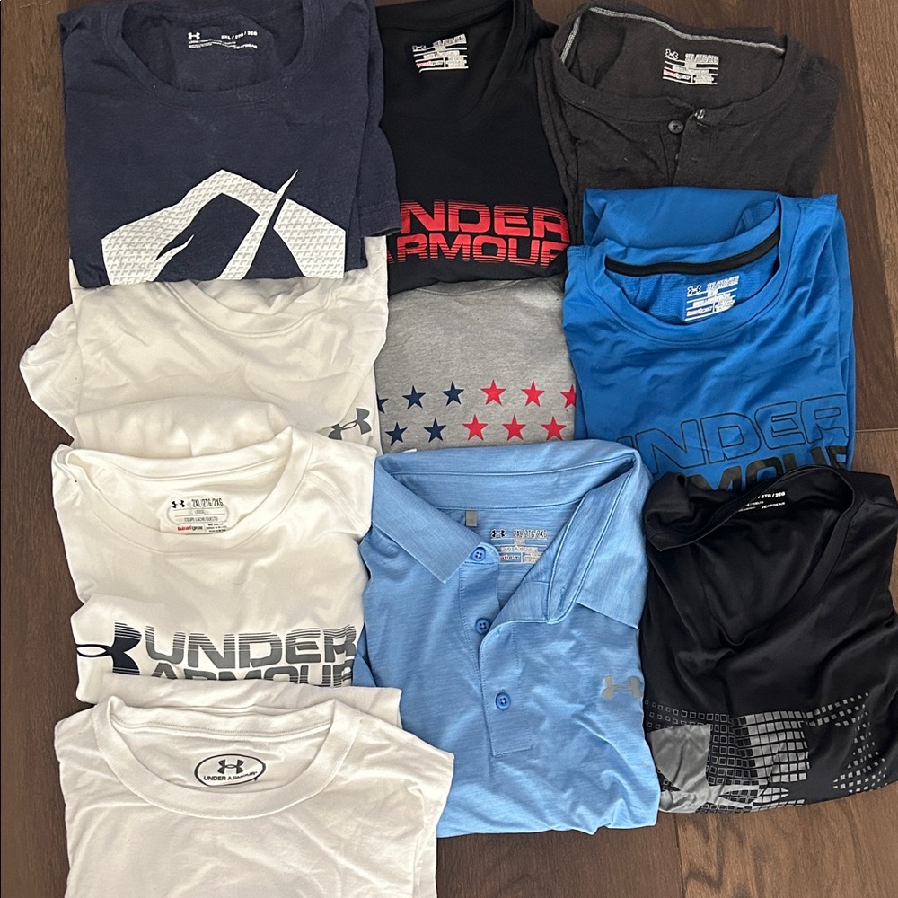 Under Armour T-Shirt Assortment in Blue, Black, and White